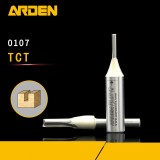 Arden 2 Flutes Straight Router Bits Drilling Cleaning Bottom Cutting Slotted Woodworking Tools Tungsten Endmill Milling Cutter