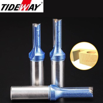 2 Flutes Straight Router Bits Drilling Cleaning Bottom Cutting Slotted Woodworking Tools Tungsten Endmill Milling Cutter